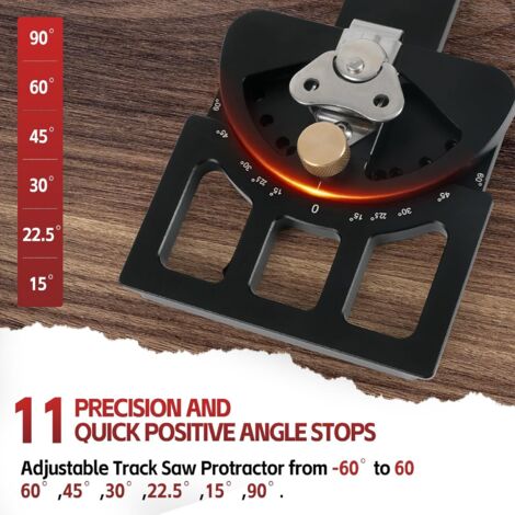 Adjustable angle guide rail, multi-angle cutting from -60 to 60 degrees ...