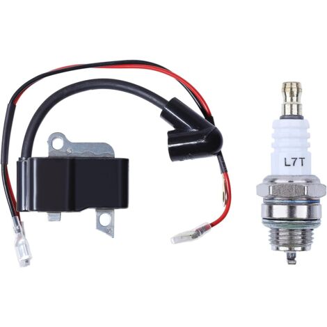 Ignition coil for Husqvarna 435, 440, 445, 450, 440e, 435e chainsaws. Replaces 573, 93, 57-01, 504, 57, 14-01, 544, 24, 38-01.
