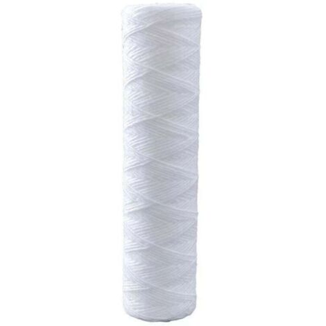 Pack of 5 filter cartridges (5 microns, 25.4 cm) for sediment and general filtration. Universal replacement. Polypropylene pre-filter for reverse osmosis.
