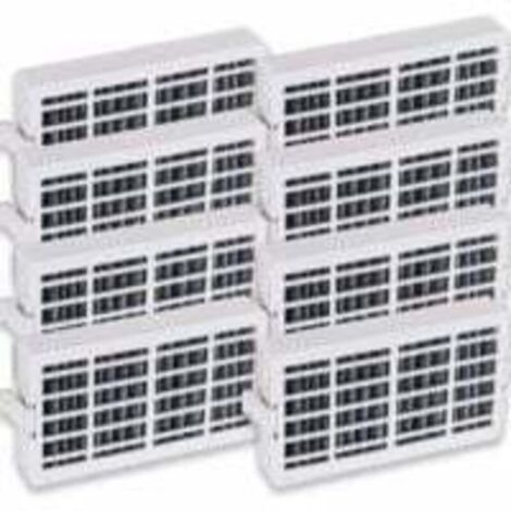 Pack of 8 odor-neutralizing filters for Whirlpool refrigerators, model W10311524 RAF1180, activated carbon filters compatible with Whirlpool model W10311524 RAF1180 (1/5)