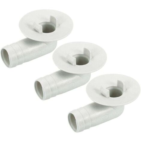Exhaust hose connector for air conditioners, 17 mm elbow, replacement part, accessory for window split air conditioners, beige, pack of 3