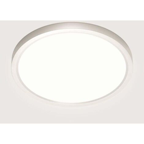 LED ceiling light, 28W, 4500K, modern LED ceiling light for rooms, neutral white, IP44 waterproof, 22cm, suitable for bathroom, bedroom, kitchen, living room, balcony, hallway [Energy class] (1/4)