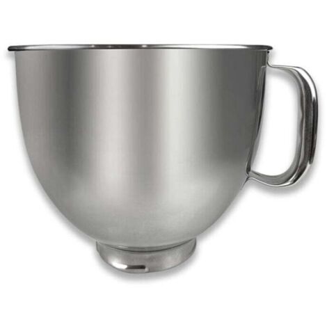 Accessory for KitchenAid Kaishanyi Chef K5THSBP stand mixer: 5-liter stainless steel mixing bowl for pots with handle (1/4)