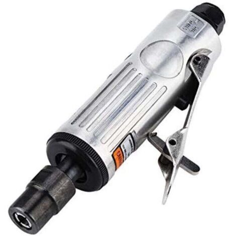 Set of 16 pneumatic angle grinders, 1/4" and 1/8" rotary grinder, polishing and engraving tool with grinding heads and accessories, wrench, 25,000 rpm (1/4)