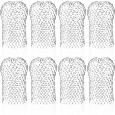 Aluminum gutter filters, metal eaves protection, 8.8 x 14.5 cm (1/4)
