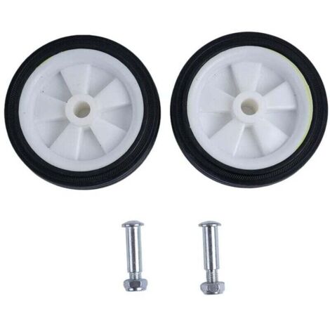 Set of 2 casters for air compressors, air compressor accessories, 15 cm (6 inch) wheels, shock-absorbing, non-slip, quiet and stable. (1/4)