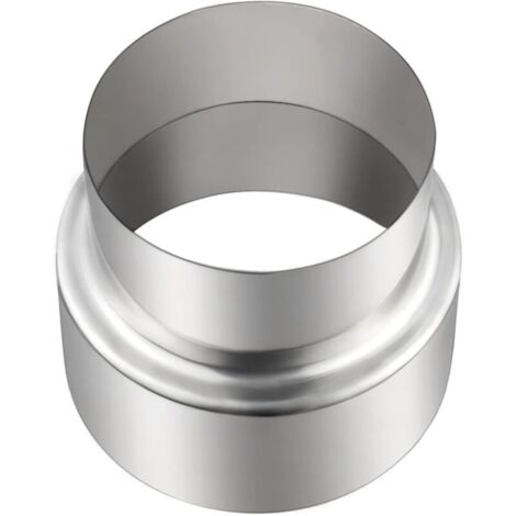 Stove Pipe Reduction Duct Connection Stainless Steel Chimney Flue Connector ø 100 mm to ø 80 mm (ø100 mm to ø80 mm) (1/5)