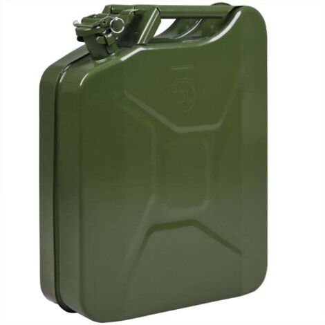20L metal jerrycan, UN approved, for transporting and storing liquids such as diesel, oil, car, and motorcycle. (1/5)