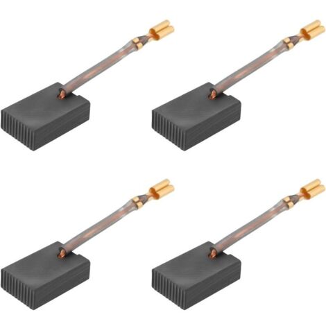 Set of 4 Replacement Motor Carbon Brushes, Repair Part, 6 x 12 x 18 mm, Suitable for Power Tools (1/5)