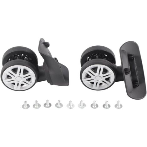Luggage Trunk Wheels, Travel Box Wheels, Silent Replacement Wheels for Luggage Trunks, 360 Degree Rotation, Double Row Swivel Casters (1/5)