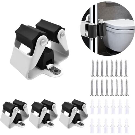 4-Piece Wall-Mounted Broom Holder, Broom Organizer, Broom Storage Thickness is 0.7 mm (Not 0.4 mm), Wall-Mounted Broom Hanger for Laundry Room, Garden, Garage (1/5)