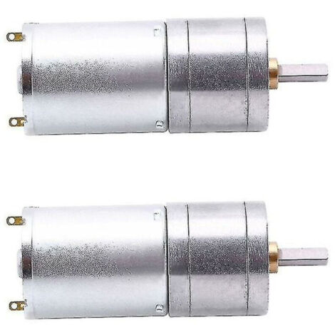Set of 2 CREA Jga25-370 Gearmotors - High Torque Electric 6V/12V