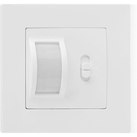 140° PIR Motion Detector Wall Switch, 8 Meter Detection Distance, Push Button Replacement for LED Bulbs, Hallway, Shop, Home Security Systems (1/5)
