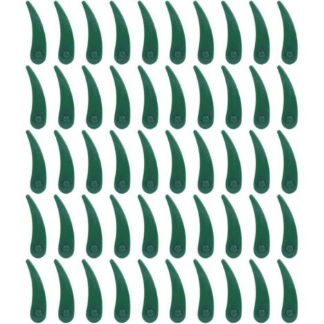 Pack of 50 replacement plastic blades for Bosch Durablade Art 23-18 LI and Art 26-18 LI grass trimmers (1/5)