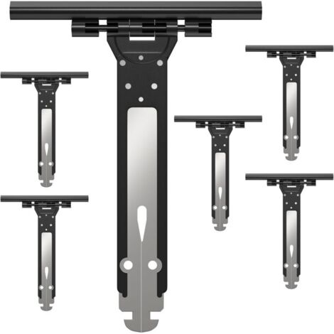 ipow Pack of 6 Flexible Roller Shutter Fasteners in Steel and Nylon, 155mm Universal Suspension Spring for Securing Electric/Manual/Solar Roller Shutter Slats, Apron Clip Compatible with Somfy