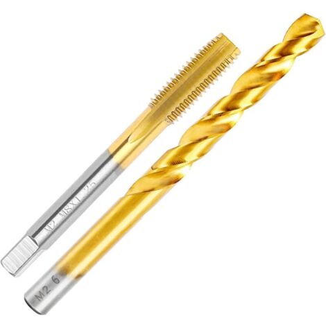 M8 x 1.25 tap and drill bit set and 6.75 mm drill bits, HSSG, notching tap set, taps and drill bits (1/5)