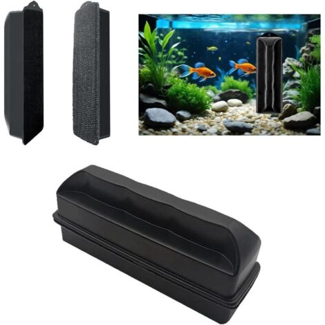 Powerful Magnetic Brush for Aquarium Glass, Aquarium Glass Cleaning Magnet, Aquarium Cleaning Accessories, for Glass Up to 10 mm Thick