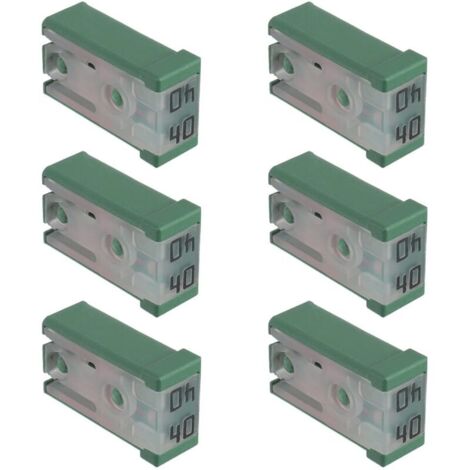 40A 32V Mini Slotted Car Case Type Fuse Box Kit (6 pieces, 40A) (1/5)