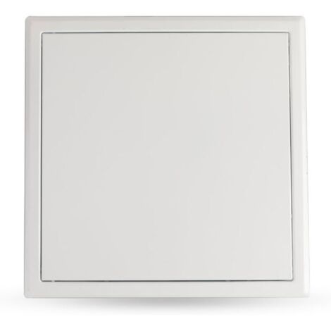 STAR BOX - 400x400mm Professional Quality Steel Access Hatch with White Lacquered Finish - Easy Access to Water Pipes, Technical Ducts, and Attic Ceilings