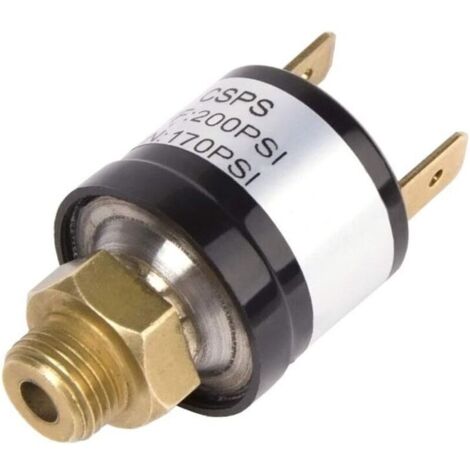 Heavy-duty 12V 170-200 psi air pressure control switch valve switching air compressor horn pump car train regulator 1/8" NPT (1/5)