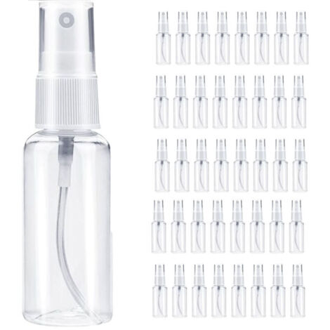 30ml Empty Spray Bottle 40 Pieces Empty Perfume Atomizer Travel Empty Spray Bottle Refillable Plastic Pump Bottle Atomizer for Cosmetics (Transparent) (1/4)