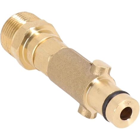 High Pressure Washer Adapter, Pressure Washer Bayonet, Brass Adapter Bayonet M22 For for Nilfisk External Thread Pressure Washers (1/5)