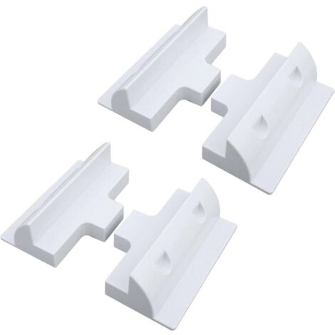 Set of 4 side-mount brackets for solar panels for caravans, yachts, boats, and motorhomes (1/5)