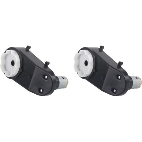 Set of 2 RS390 20,000 RPM Electric Motors, 12V Electric Motor, Metal Gearbox, Low Noise Intermediate Gear for Children on Play Areas (1/5)