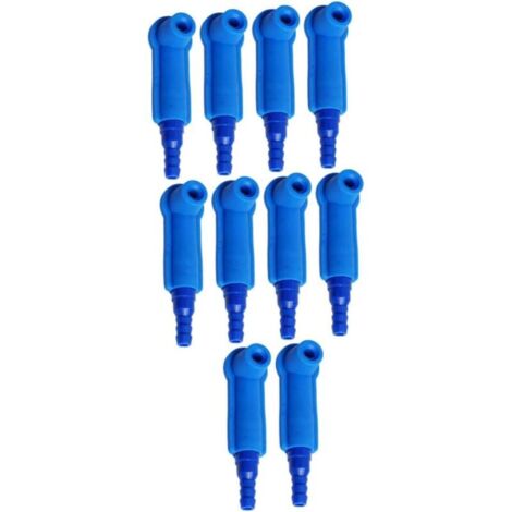 10-Piece Car Brake Fluid Connector, Brake Oil Bleeder Connector, Automotive Modification Tool (1/5)