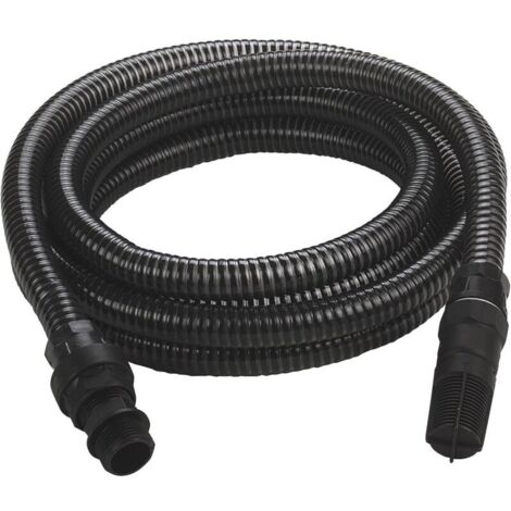 Einhell 7-meter black suction hose with PVC fittings (1/5)