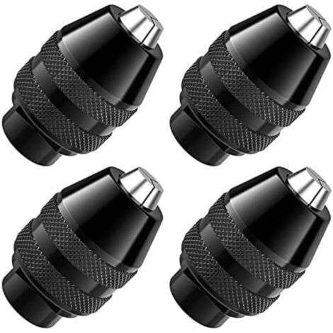 Self-Tightening Chuck for Dremel 4000, 3000, 300, 200, 100, 8200 - 1/32-1/8 Three-Jaw Replacement (4 Pieces) (1/5)