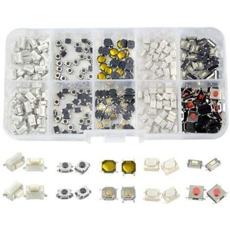 300-piece Momentary Touch Micro Switch Assortment Kit (1/5)