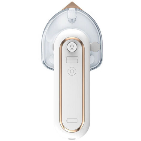 Mini portable cordless travel iron, rechargeable via USB - For travel, crafts, and trips - 360-degree ironing machine - S