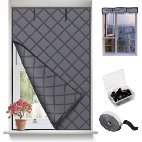 Window Insulation Protects Against Cold and Heat 160x100cm, Reusable Insulating Blanket for Winter Windows, Thermal Insulation for Attic Windows, Caravan (1/5)