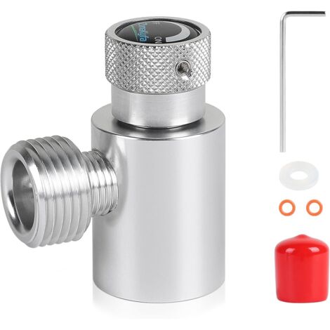 Sodasteam TR21-4 to W21.8-14 Adapter for CO2 Cylinder or Aquarium, Soda Machine Accessories with Replacement Seals (1/5)