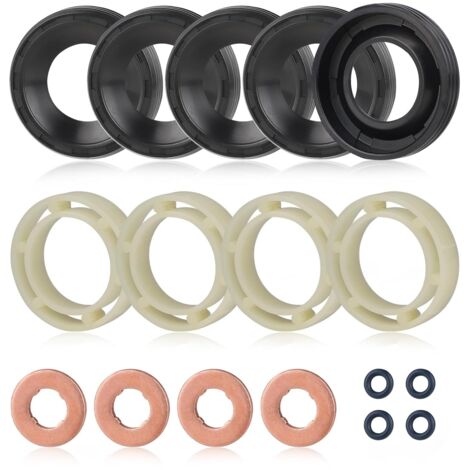 1.6 HDI Injector Return Seal, 16PCS Diesel Injector O-Ring Kit Compatible with Citroen, Peugeot (1/5)
