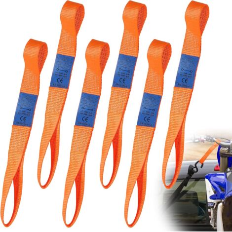 x 50 x 5 cm Tie-Down Straps, 1500 daN Car Tie-Down Strap for Securing Vehicle Loads (EN 12195-2) (1/5)