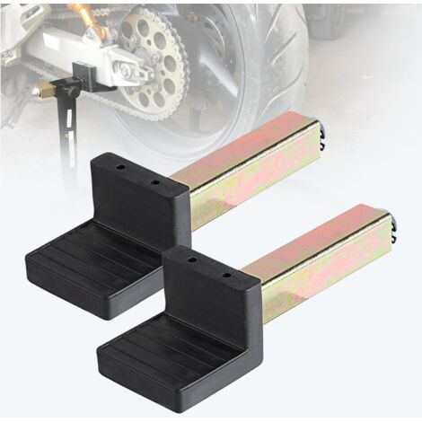 Pcs Workshop Stand Adapters for Universal Motorcycle Rear Stand 20 X 20 X 118 mm Swing Arm Lifting Support for Mountain Bikes, Road Bikes, L-Shaped (1/5)