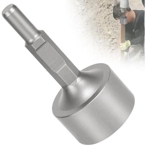SDS HEX Grounding Picket Driver, φ105x220mm, φ Inner 85 mm, Driving Pick, Jack Hammer Picket Post Driver for Inserting Wooden Posts and Tubes (1/5)