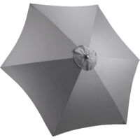 Replacement Parasol Canopy - 2.7m - Grey
