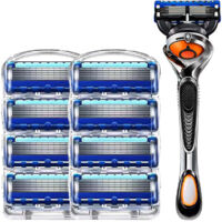 Fits all Fusion5 blade refills with 5 wear-resistant blades for a close shave, 12 blade refills