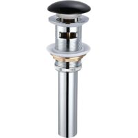 Bathtub drain, drain with overflow, brass, sink drain, push-button sink drain, bathroom drain, sink drain with overflow