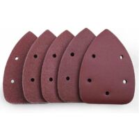 Assortment of 50 pieces of Mouse Sander sandpaper 40/60/80/100/240 grit with Velcro
