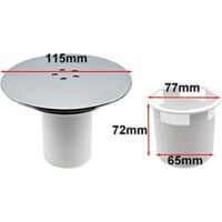 AlwaysH Shower Drain, 90mm/115mm Shower Drain, Shower Trap Cover Replacement