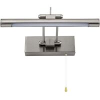LED bathroom wall light – pull chain switch – adjustable mirror – IP44 protection rating – 4000 K – 35 cm/6 W