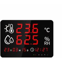 Wi-Fi thermometer and hygrometer with Wi-Fi temperature and humidity sensor, alarm function, calibration and data logging (-40 80 °C). Compatible with Tuya/Smart Life.