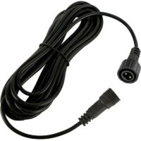 IP65 waterproof extension cable for solar spotlights, garden stake lights, LED strips (5 m, 2 pins)
