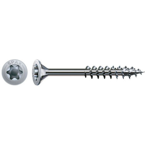 Vis universelle T-STAR T20 tête fraisée filetage partiel (180 pcs) WIROX - SPAX - 3.5 x 30 mm