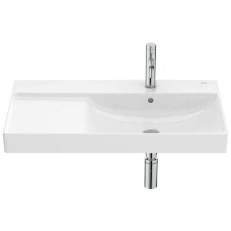 Lavabo de porcelana mural ONA - ROCA Posición cubeta: Derecha