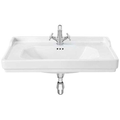 LAVABO MURAL PARA PEDESTAL 800X500 CARMEN BLANCO